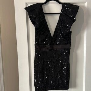 Rent the runway - Elegant Black Sequin Dress